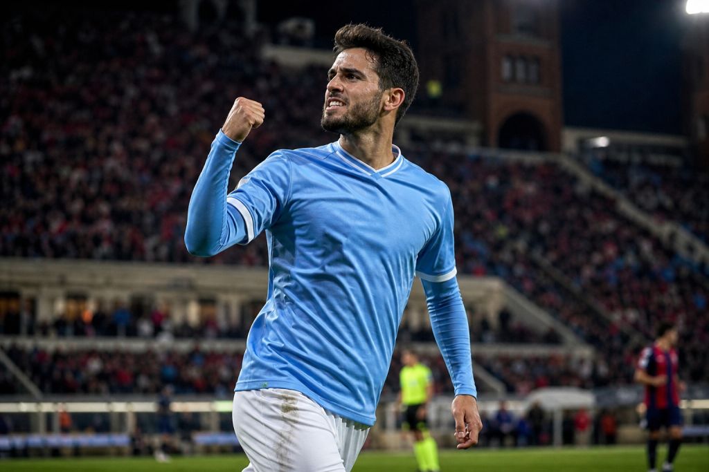 Frattesi csereként beállva döntötte el a Bologna–Lazio mérkőzést