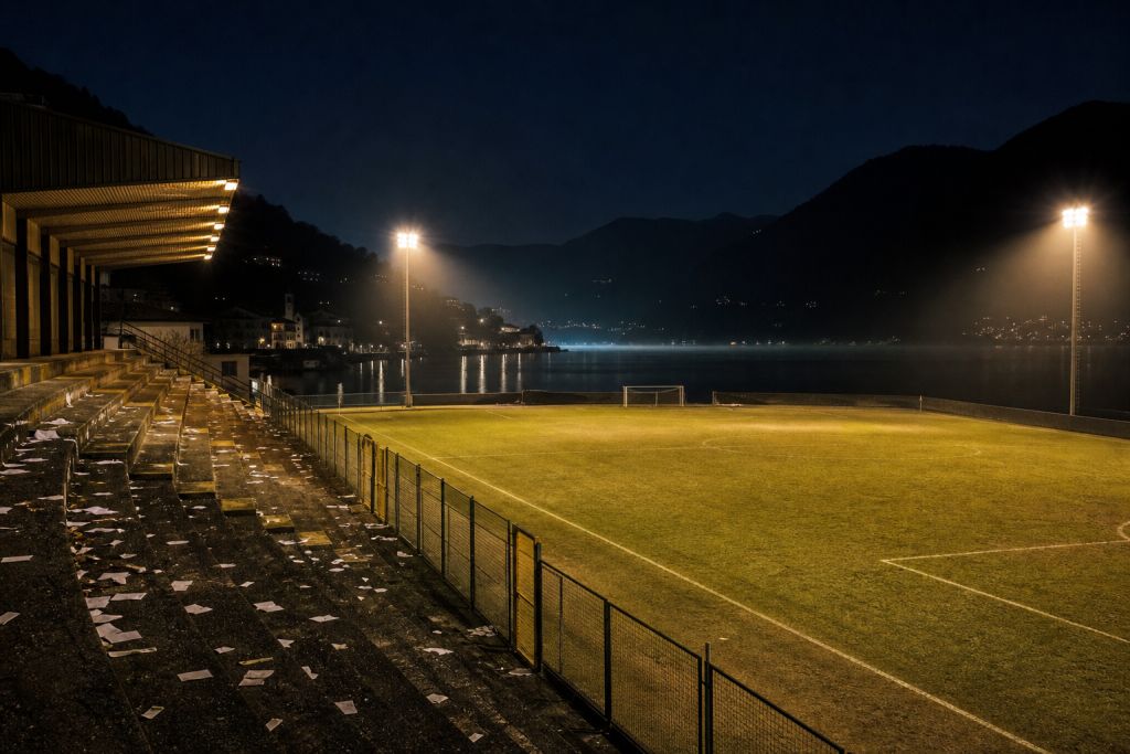 Tóparti stadion egy európai kupaest után – illusztráció